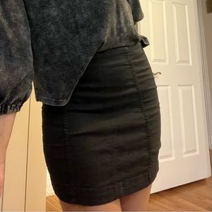 Free People Denim Mini Skirt, Sz 6